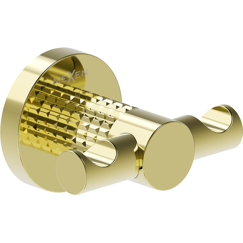 Mexen Triv dubults dvieļu āķis, zelta - 70A33012-50