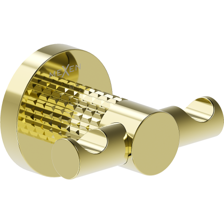 Mexen Triv dubults dvieļu āķis, zelta - 70A33012-50