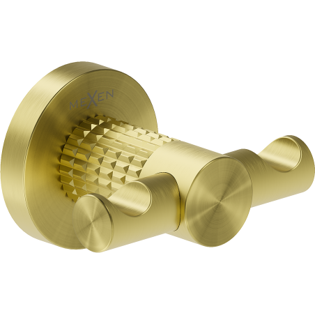 Mexen Triv dubults dvieļu āķis, matēts zelts - 70A33012-55