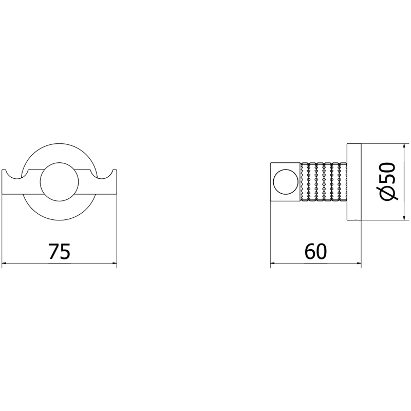 Mexen Triv dubultā dvieļu āķis, rozā zelts - 70A33012-60