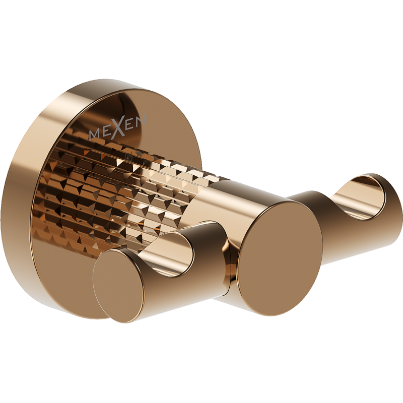 Mexen Triv dubultā dvieļu āķis, rozā zelts - 70A33012-60