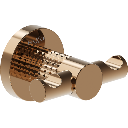 Mexen Triv dubultā dvieļu āķis, rozā zelts - 70A33012-60