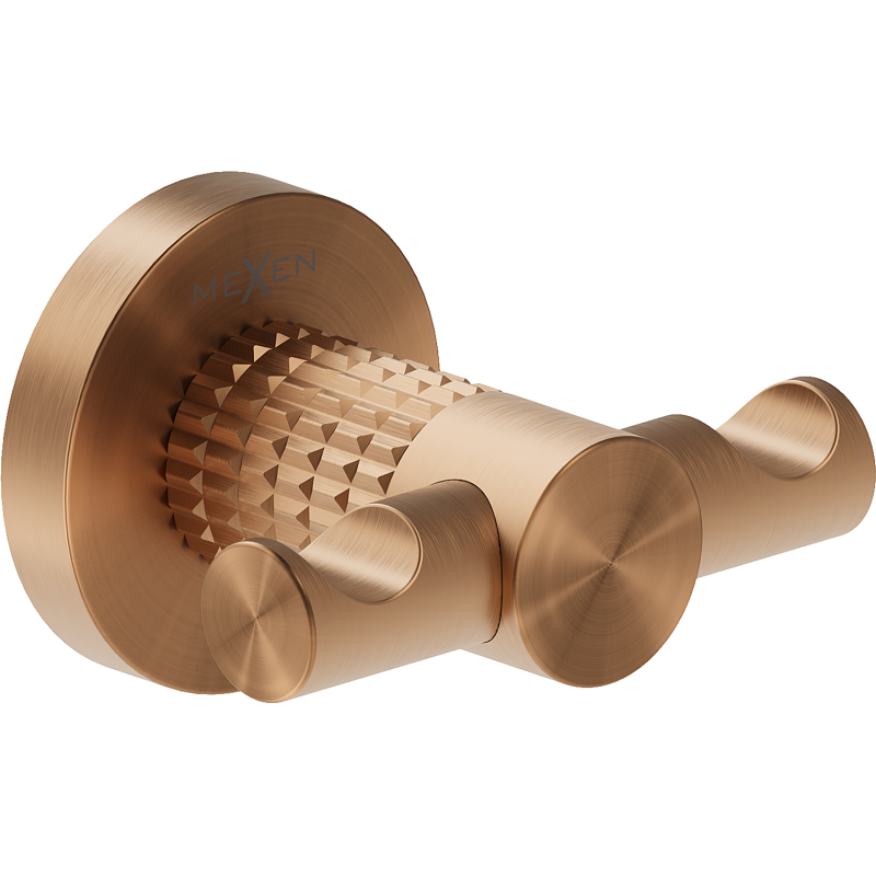 Mexen Triv dubultais dvieļu āķis, matēts varš - 70A33012-65