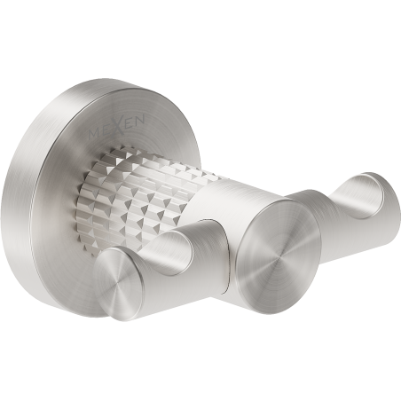 Mexen Triv dubults dvieļu āķis, matēts niķelis - 70A33012-97