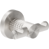 Mexen Triv double towel hook, brushed nickel - 70A33012-97