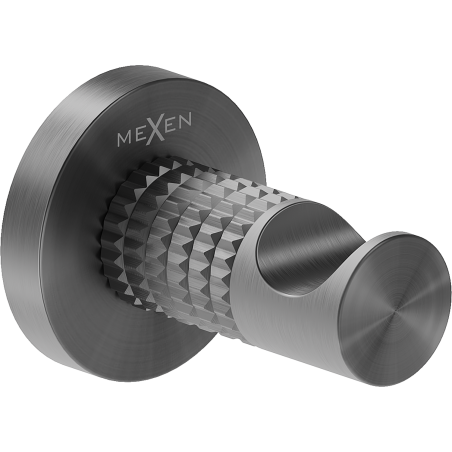 Mexen Triv gancio per asciugamano, grigio canna di fucile spazzolato - 70A33011-66