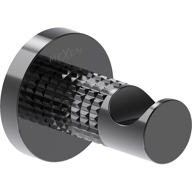 Mexen Triv dvieļu āķis, black chrome - 70A33011-73