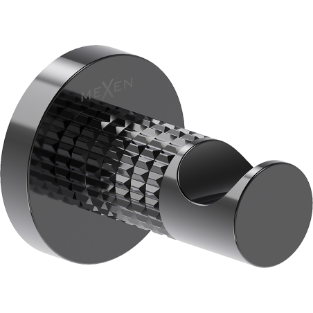 Mexen Triv haczyk na ręcznik, black chrome - 70A33011-73