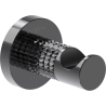 Mexen Triv haczyk na ręcznik, black chrome - 70A33011-73