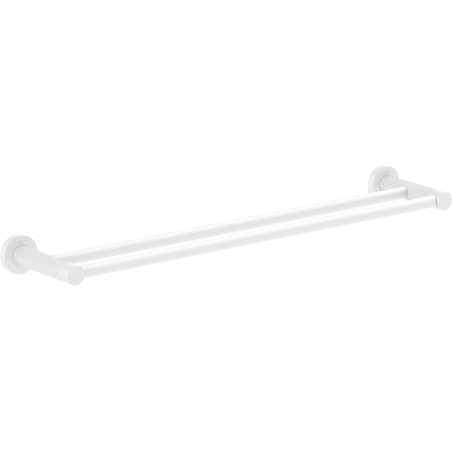 Mexen Triv double towel rack, white - 70A33047-20