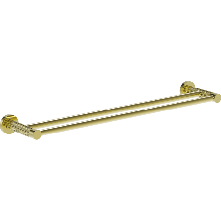 Mexen Triv dubultais dvieļu turētājs, zelta - 70A33047-50