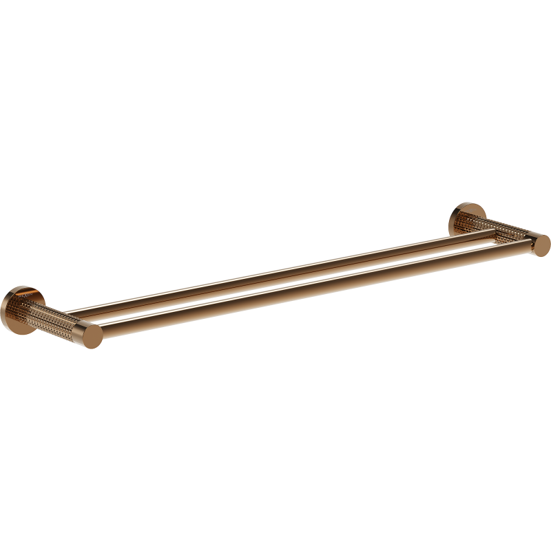 Mexen Triv dubultais dvieļu pakaramais, rozā zelts - 70A33047-60