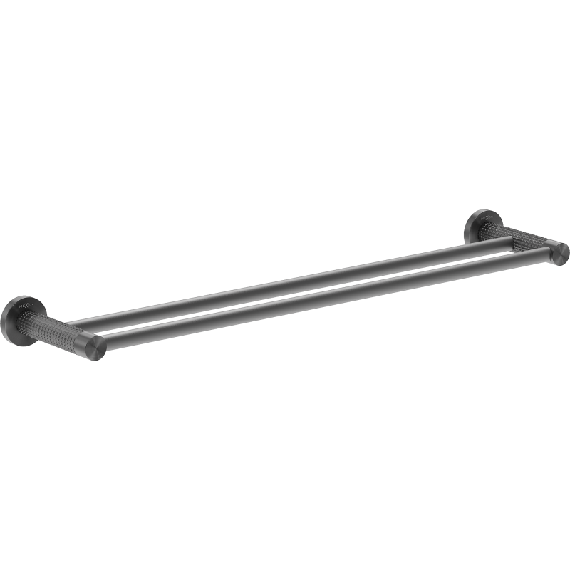 Mexen Triv dubultais dvieļu turētājs, gun pelēks matēts - 70A33047-66