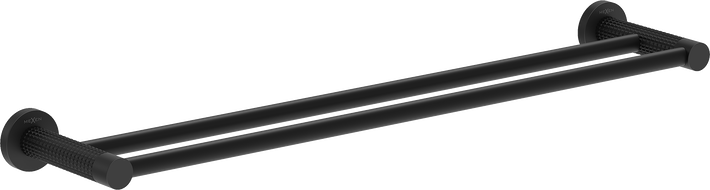 Mexen Triv dubultais dvieļu turētājs, melns - 70A33047-70