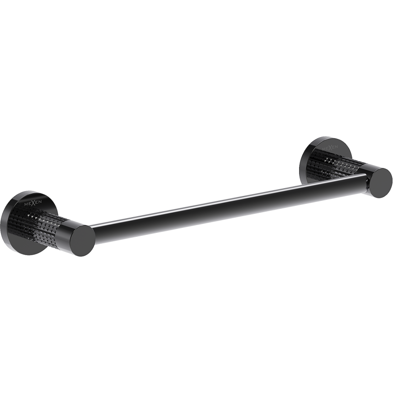 Mexen Triv wieszak na ręcznik, black chrome - 70A33041-73