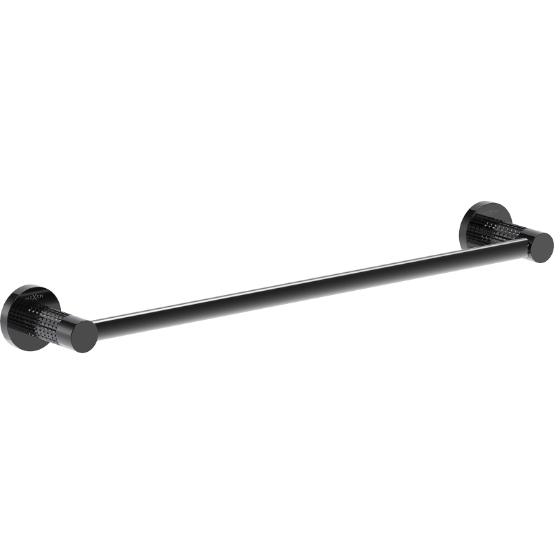 Mexen Triv wieszak na ręcznik, black chrome - 70A33043-73