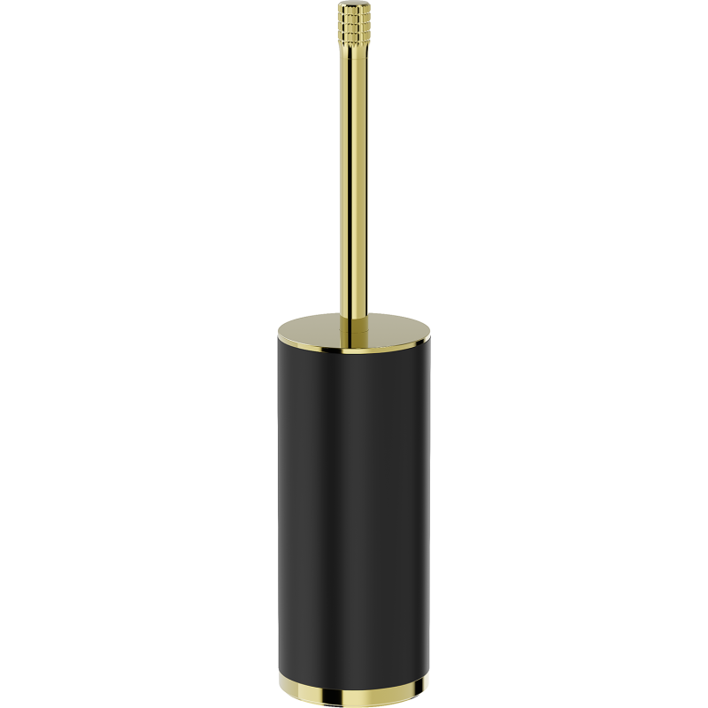 Mexen Triv stāv tualetes birste, melna/zeltaina - 70A33073-50B