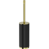 Mexen Triv freestanding toilet brush, black/gold - 70A33073-50B