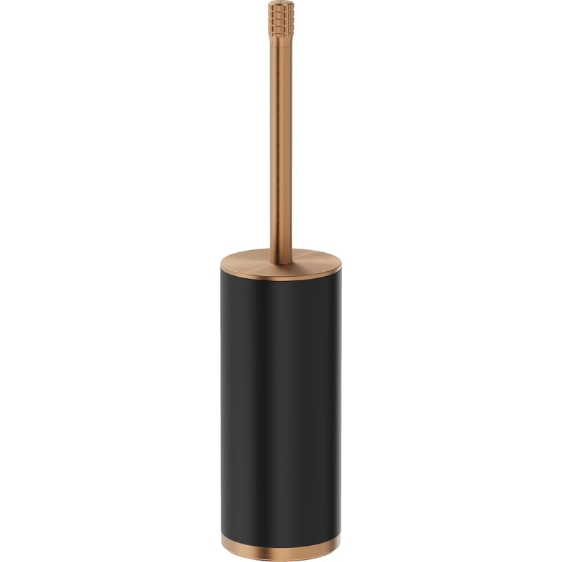 Mexen Triv stehende Toilettenbürste, schwarz/gebürstetes Kupfer - 70A33073-65B