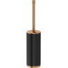 Mexen Triv cepillo de baño de pie, negro/cobre cepillado - 70A33073-65B