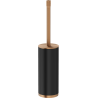 Mexen Triv freestanding toilet brush, black/brushed copper - 70A33073-65B