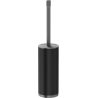 Mexen Triv staande toiletborstel, zwart/gun gray geborsteld - 70A33073-66B