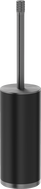 Mexen Triv standing toilet brush, black/gun gray brushed - 70A33073-66B