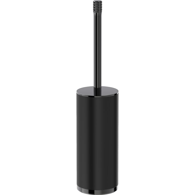 Mexen Triv freestanding toilet brush, black/black chrome - 70A33073-73B