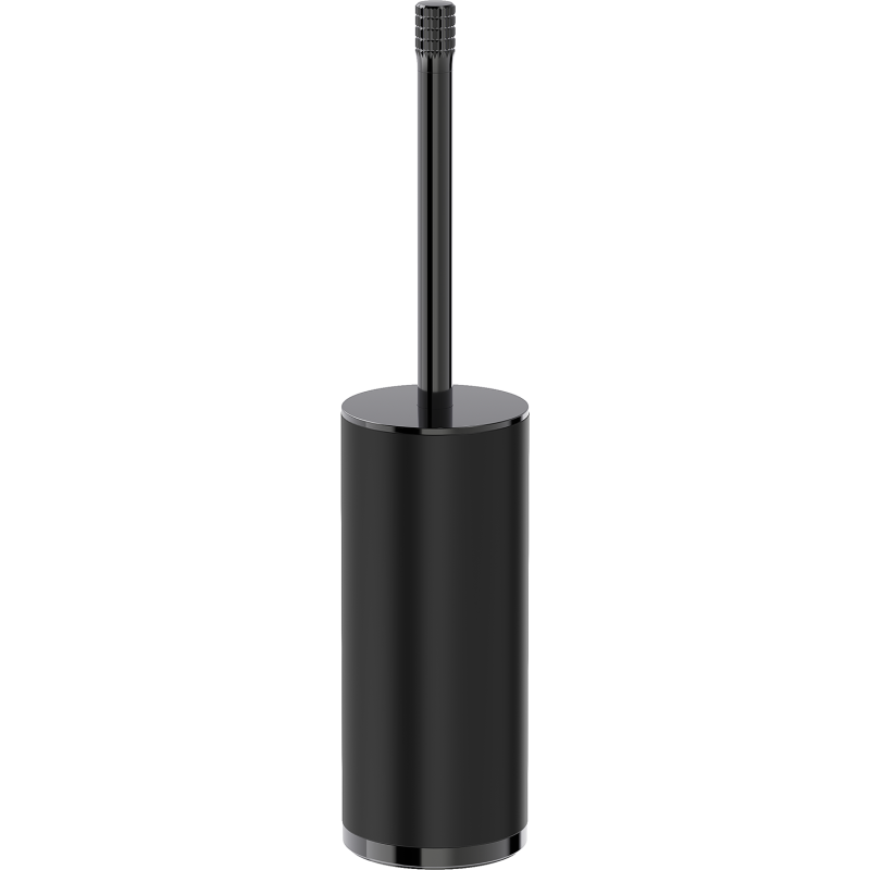 Mexen Triv szczotka toaletowa stojąca, czarna/black chrome - 70A33073-73B