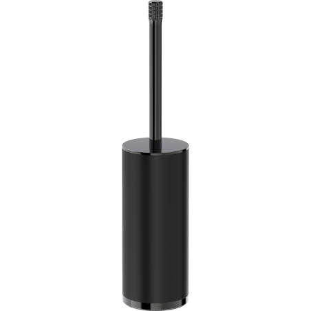 Mexen Triv szczotka toaletowa stojąca, czarna/black chrome - 70A33073-73B