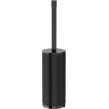 Mexen Triv szczotka toaletowa stojąca, czarna/black chrome - 70A33073-73B