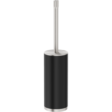 Mexen Triv stehende Toilettenbürste, schwarz/gebürstetes Nickel - 70A33073-97B