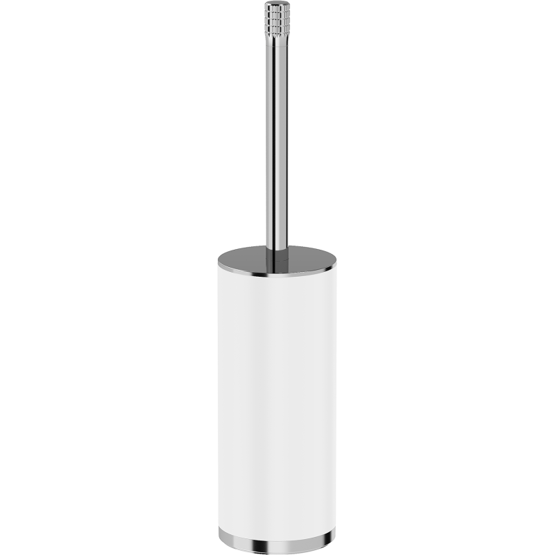 Mexen Triv szczotka toaletowa stojąca, biała/chrom - 70A33073-00W