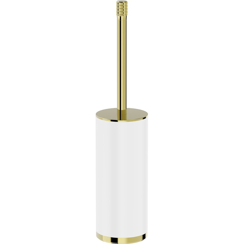 Mexen Triv spazzola per WC da appoggio, bianco/oro - 70A33073-50W