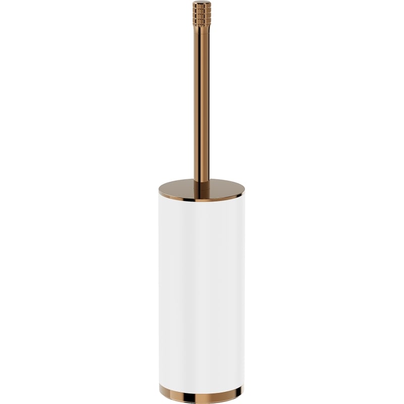 Mexen Triv stehende Toilettenbürste, weiß/Roségold - 70A33073-60W