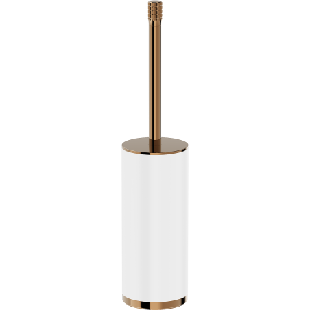 Mexen Triv stehende Toilettenbürste, weiß/Roségold - 70A33073-60W