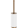Mexen Triv stehende Toilettenbürste, weiß/Roségold - 70A33073-60W