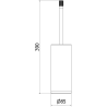 Mexen Triv stehende Toilettenbürste, weiß/Roségold - 70A33073-60W