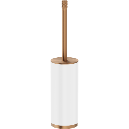Mexen Triv brīvi stāvoša tualetes birste, balta/suku vara - 70A33073-65W
