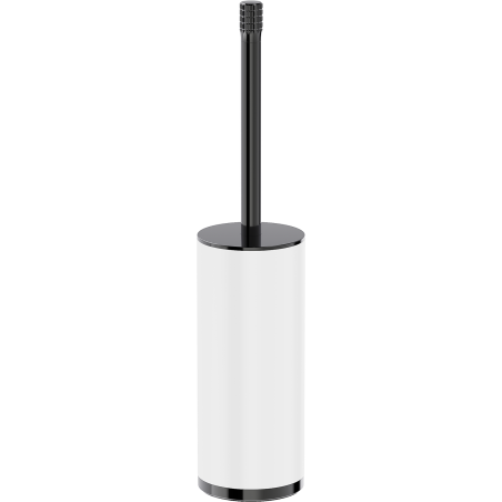 Mexen Triv stehende Toilettenbürste, weiß/black chrome - 70A33073-73W