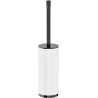 Mexen Triv stehende Toilettenbürste, weiß/black chrome - 70A33073-73W