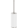 Mexen Triv standing toilet brush, white/brushed nickel - 70A33073-97W