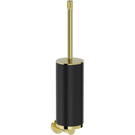Mexen Triv spazzola per toilette, nero/oro - 70A33071-50B