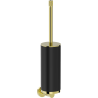 Mexen Triv szczotka toaletowa, czarna/złota - 70A33071-50B