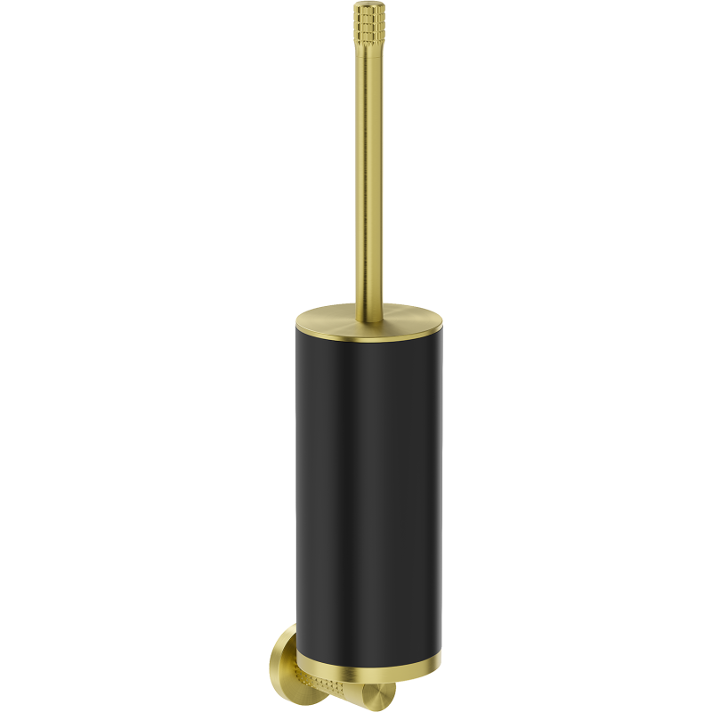 Mexen Triv tualetes birste, melna/zeltaini matēta - 70A33071-55B
