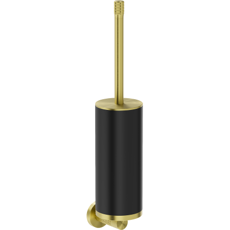 Mexen Triv cepillo de baño, negro/dorado cepillado - 70A33071-55B