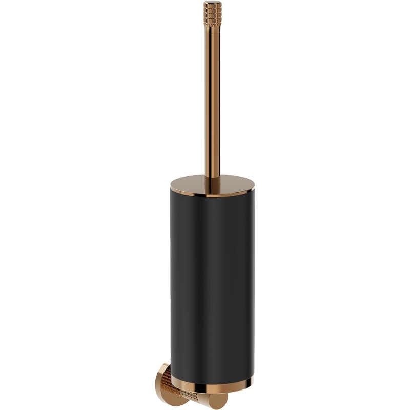 Mexen Triv Toilettenbürste, schwarz/Roségold - 70A33071-60B