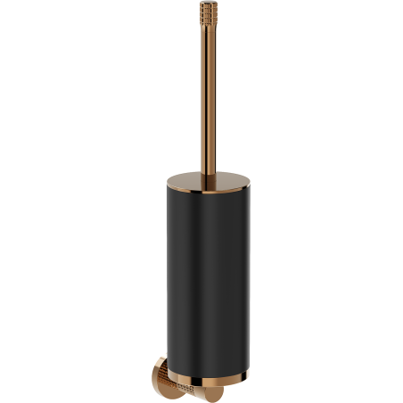 Mexen Triv Toilettenbürste, schwarz/Roségold - 70A33071-60B
