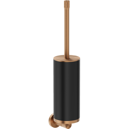 Mexen Triv Toilettenbürste, schwarz/gebürstetes Kupfer - 70A33071-65B