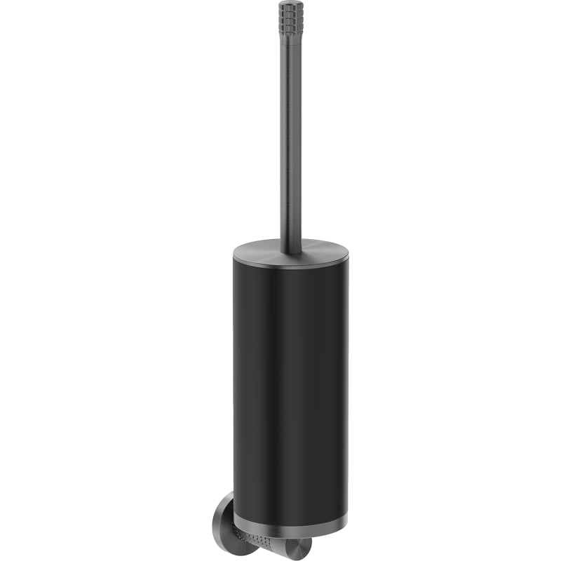 Mexen Triv toiletborstel, zwart/gun grijs geborsteld - 70A33071-66B